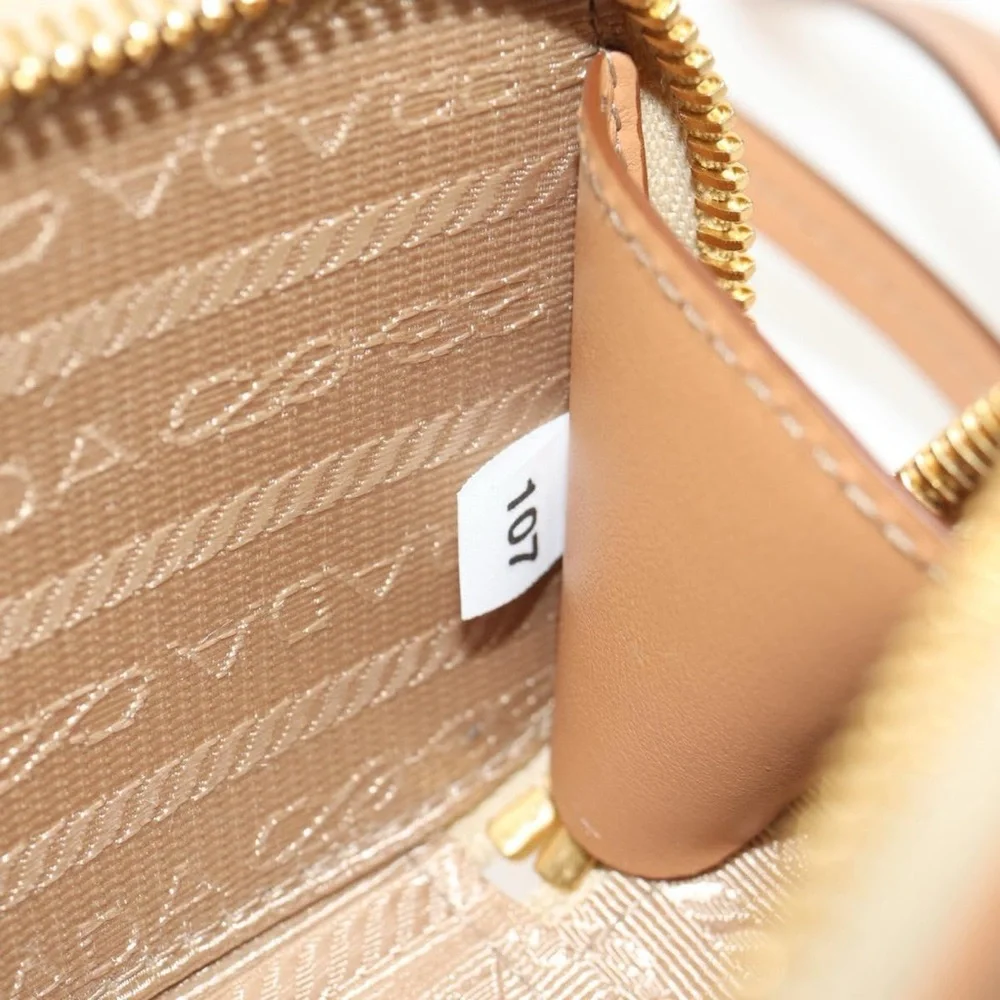 Prada Beige Woven Mini Camera Bag with Gold Hardware - Picture 9 of 9